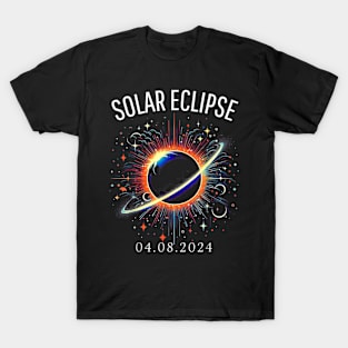 Total Solar Eclipse 04082024 Gift For Men Women T-Shirt